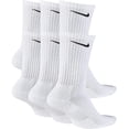thumbnail image 2 of Nike Everyday Plus cushion crew Training Socks (6 Pair) (White, Large), 2 of 2