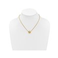 thumbnail image 3 of Collier Pendentif Boule Circulaire Texturée en Or Jaune 14K avec Chaîne (17 Pouces), 3 of 4