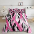 thumbnail image 2 of Erosebridal Geometric Stripe Bedding King Comforter Set,Abstract Artwork Bedding Sets King with Comforter,Geometry Lines Decor,Reversible,Breathable,3-Piece, 2 of 7