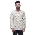 thumbnail image 1 of Atasi Indian Traditional Kurta For Men Keyhole Neck Short KurtaShirtFor Boys, 1 of 1
