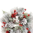 thumbnail image 2 of Holiday Time 12Inch Wreath with berries and pinecones, 2 of 4