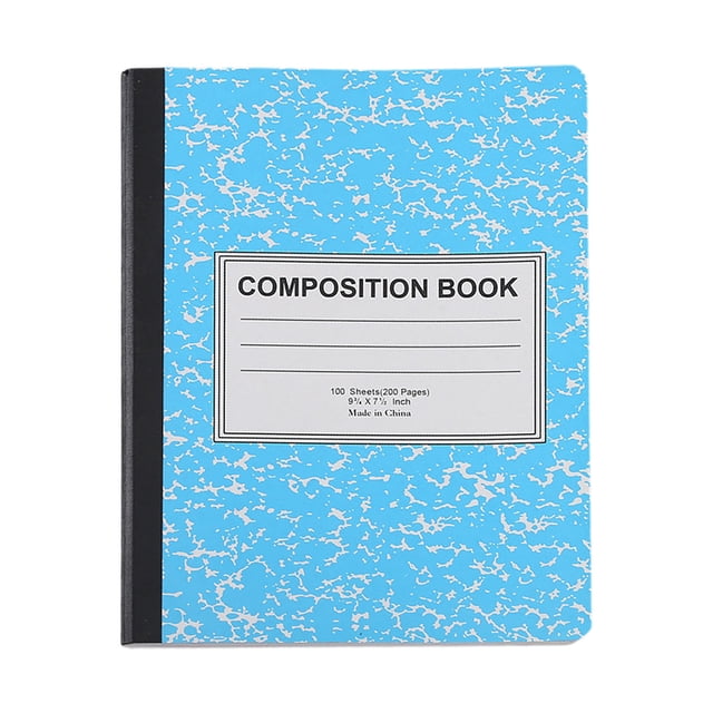 Product Classification Notebook Product Title Composition Notebooks Wide Ruled Double Sheets 200 Pages (100 Sheets) Durable Binding Back-to-School Supplies Assorted Colors