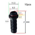 thumbnail image 1 of 10Pcs 3/4/5Mm Cable Gland Connector Rubber Strain Relief Cord Boot Wire Sleeve, 1 of 2