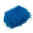 thumbnail image 1 of CHUANK Ostrich Feather Fringe Trim Costume Sewing Crafts Decor 9-15cm Green, 1 of 6