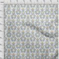thumbnail image 3 of oneOone Viscose Chiffon Fabric Paisley Ikat Decor Fabric Printed BTY 42 Inch Wide, 3 of 4
