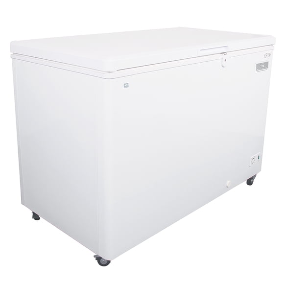 Kelvinator Commercial KCCF140WH 51 3/4" Mobile Chest Freezer w/ Wire Storage Basket - White, 115v
