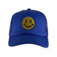 thumbnail image 2 of Gravity Threads Smile Face Embroidery Adjustable Trucker Hat - Cross Eye - Royal, 2 of 2