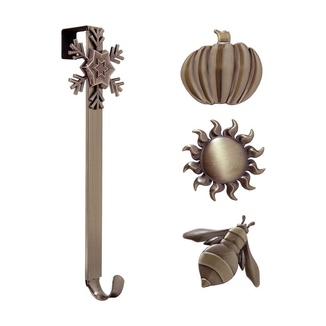 Haute Decor Cintre de Guirlande de Longueur Réglable avec Icône d'Abeille et Plus, Bronze