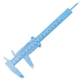 thumbnail image 4 of Calipers Vernier 0-150mm Échelle Double Règle Outil de Mesure de Hauteur et de Profondeur en Plastique, 4 of 9