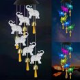 thumbnail image 2 of RXIRUCGD Solar Wind Chimes Color Changing Solar Mobile Lights Waterproof LED Wind Chimes Solar Powered Lights for Home Party Yard Garden Christmas Decoration, 2 of 6