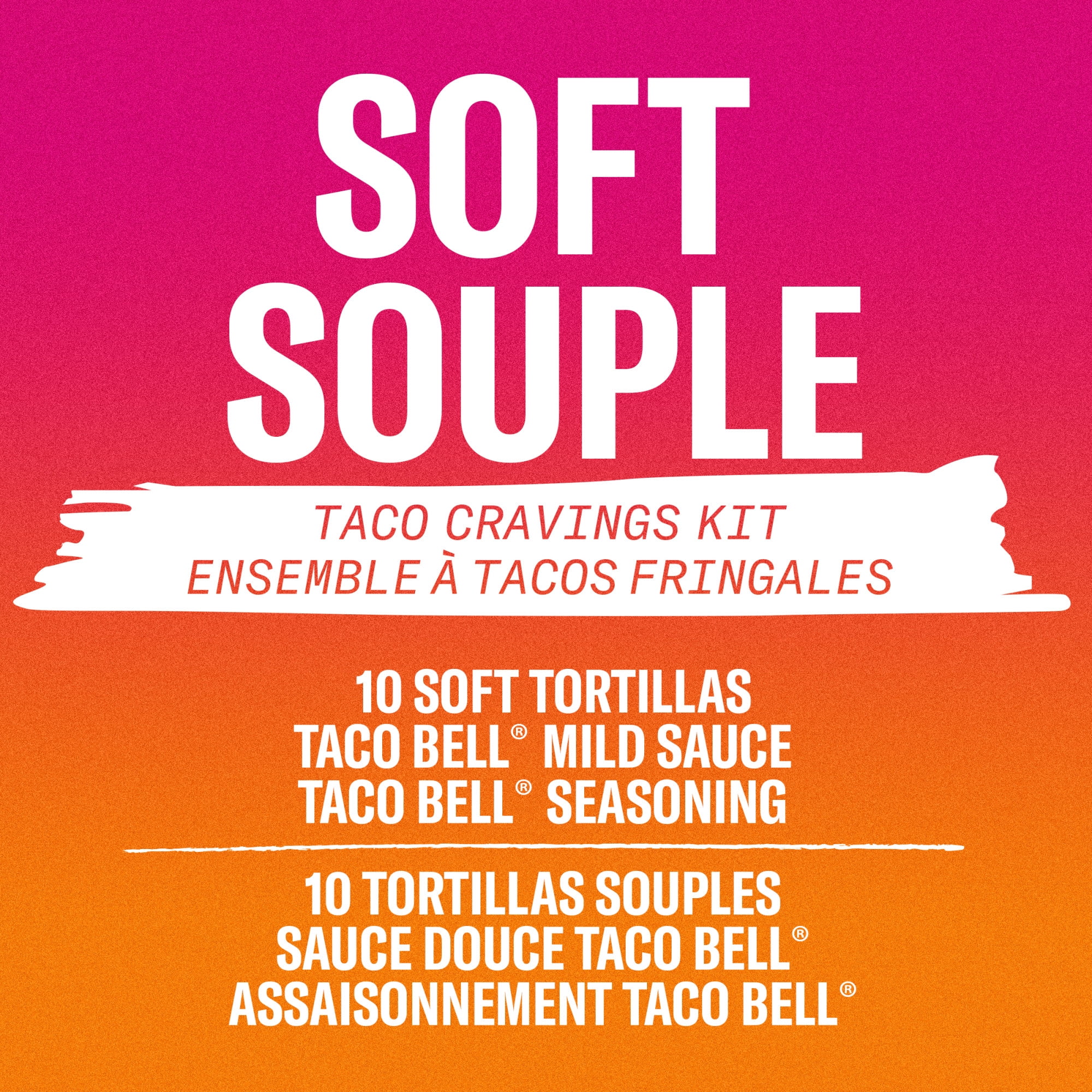 Ensemble À Tacos Fringales Taco Souple, Boîte