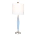 thumbnail image 2 of Lalia Home Stylus Table Lamp with White Fabric Shade, Blue, 2 of 5