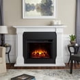 thumbnail image 2 of Real Flame Canada Callaway Traditional Wood Grand Electric Fireplace in White, 2 of 7