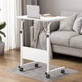 thumbnail image 1 of Standing Computer Desk With Wheels, Removable Side Desk, Sit-stand Desk With Adjustable Height, Card Slot, 1 of 6