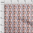 thumbnail image 2 of oneOone Tissu en Coton Rouge Cambrique Géométrique pour Projets de Couture, Imprimés au Mètre, Largeur 42 Pouces, 2 of 5
