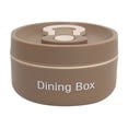thumbnail image 2 of TopLLC Stainless Steel Insulated Lunch Box Japanese Style Lunch Box Portable Office Worker Student Lunch Box With Lid Portable Plastic lunch boxes, 2 of 6
