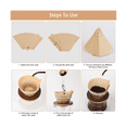 thumbnail image 4 of 300PCS Coffee Filters 4 Disposable Coffee Filters 4 Cone Paper for Pour over Coffer Makers/Coffee Dripper Cones, 4 of 9