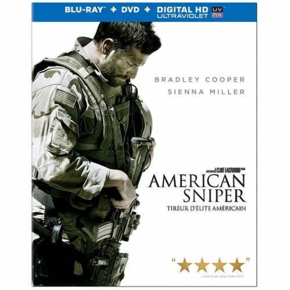 Tireur D'élite Américain (Blu-ray + DVD + Format Numérique HD Ultraviolet) (Bilingue)