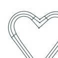 thumbnail image 3 of Heart Shaped Wreath Iron Base Creative Flower Arrangement Wreath Form Garland Green 25cm, 3 of 9