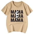 thumbnail image 4 of T-Shirts d'Été pour Filles, Imprimé Lettres, Manches Courtes, Basiques, Col Rond, Sport, Taille 5-6T, 4 of 4