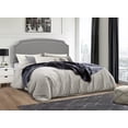 thumbnail image 1 of HMD Cora Upholstered Twin Headboard, Gray, 1 of 4
