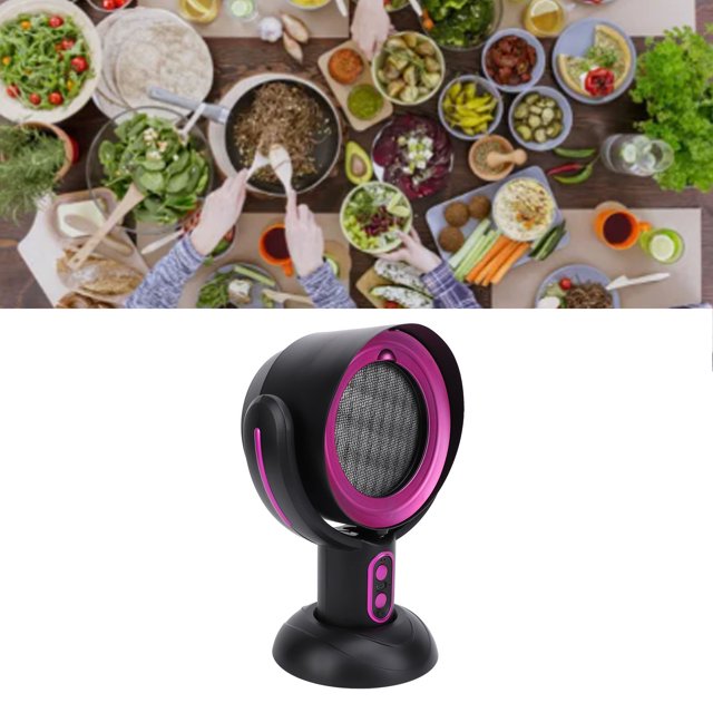Hotte de gamme portable, grande couverture couverture rechargeable Hotte de gamme de bureau, ventilateur d'échappement de cuisine à faible bruit avec filtre de refroidissement,
