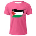 thumbnail image 5 of T-Shirts à Col Rond pour Hommes Séchage Rapide Imprimé Polyester, Coupe 3D Col Rond Haut Athlétique pour Gym, Course, Cyclisme & Décontracté, 5 of 5
