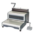 thumbnail image 2 of Electric Coil Binding Machine 2:1 Electric Iron Ring Thickening Bookbinding Machine Double Line Desk Calendar Contract ,Pinpoint Punching, 2 of 7