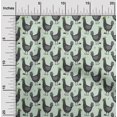 thumbnail image 2 of oneOone Polyester Spandex Mint Fabric Rooster Cock Craft Projects Decor Fabric Printed By The Yard 56 Inch Wide-RY, 2 of 4
