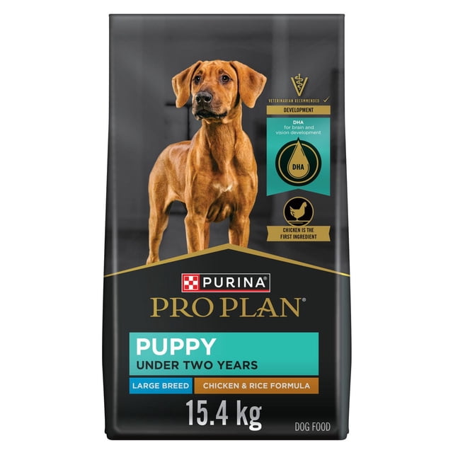 Purina Pro Plan Development Large Breed Chicken & Rice Formula, Dry Puppy Food 15.4kg