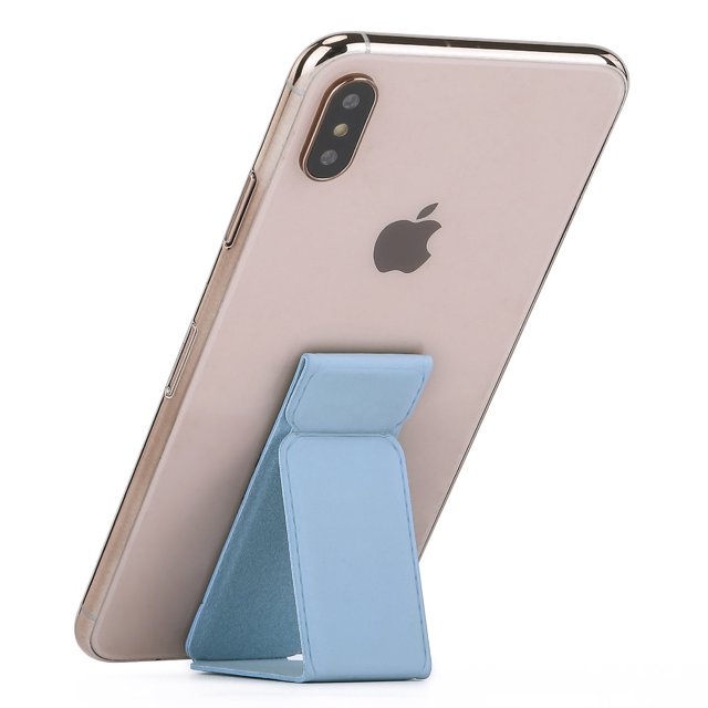 PANDACO Poignée et Support pour Téléphone Pliables et Rabattables Bleu Pastel