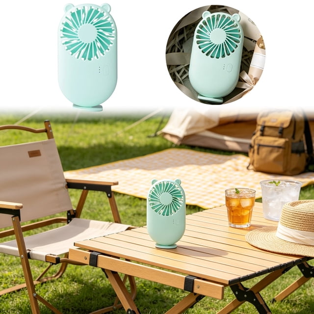 BotaniNest Portable Handheld Fan USB Rechargeable Quiet 36dB Pocket Fan For Travel And Home