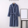 thumbnail image 1 of Hot ! TIMIFIS Mens Womens Robe Soft Plush Fleece Hooded Bathrobe, Full Length Long Warm Lounge Robe Spa Bath Robe with Hood With Pockets pring/Summer, 1 of 3