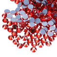 thumbnail image 1 of Uxcell Hotfix Rhinestones Flatback Crystal Glass Gems for Craft Clothes DIY Decoration Light Red 4.8mm, 1 of 5