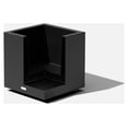 thumbnail image 2 of Veradek Block Series Cube Small Plastic Planter - Black, 2 of 12
