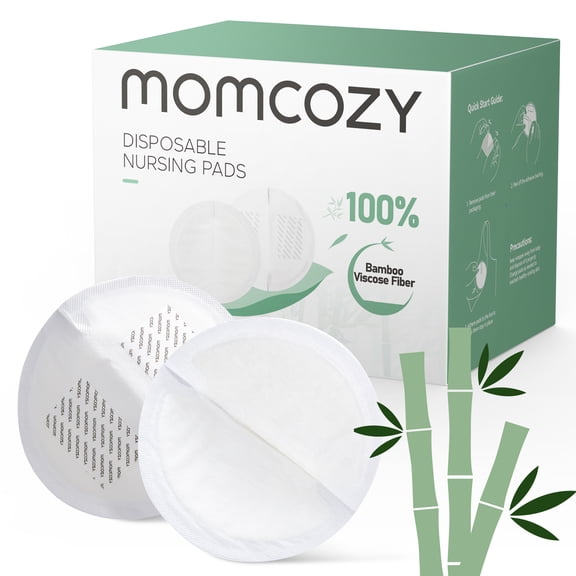 Momcozy Coussinets d'Allaitement Jetables Ultra-Minces / Fibre de Bambou