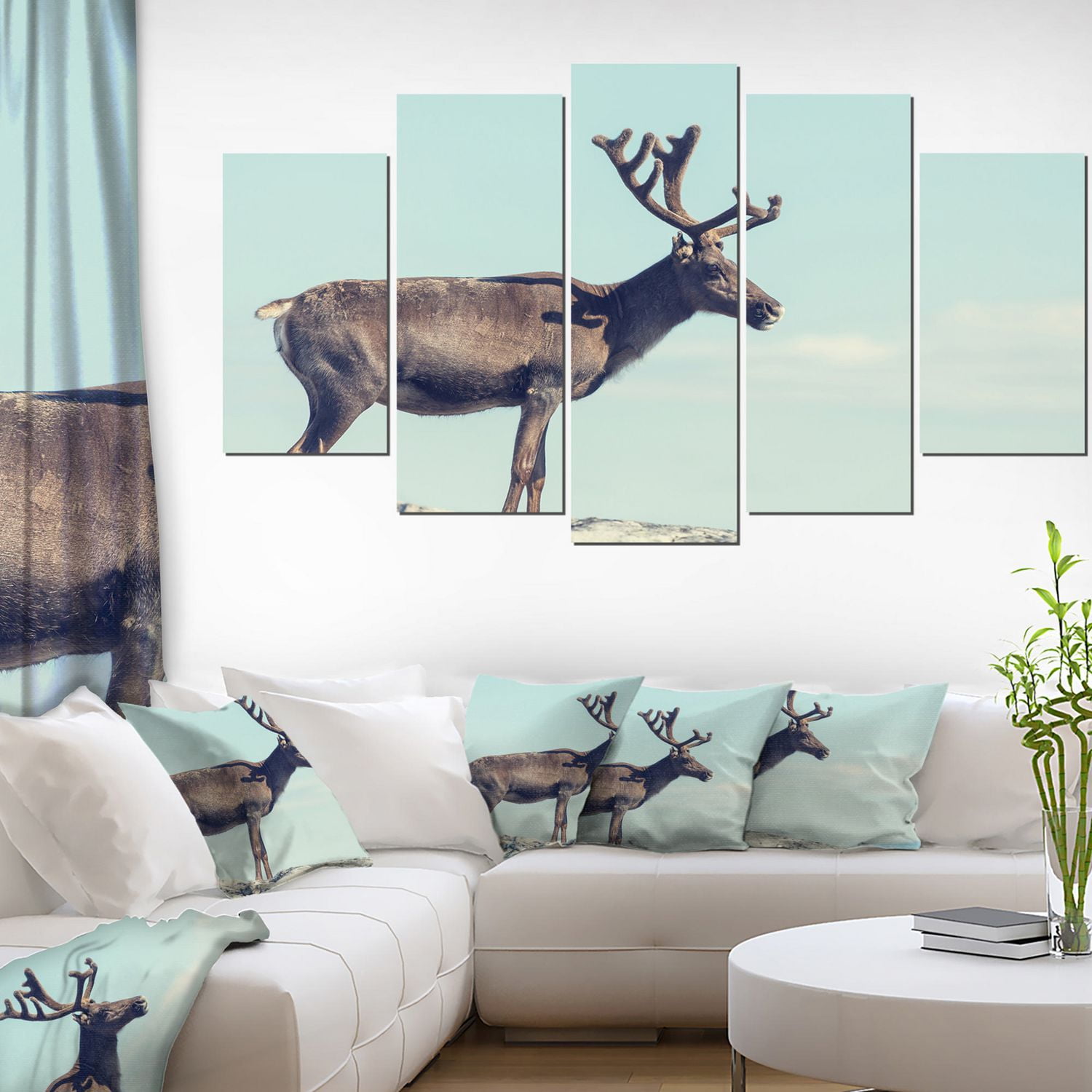 Design Art Grand Renne En Norvège Art Sur Toile