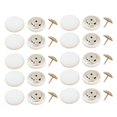 thumbnail image 2 of 20 Pcs Colorful Sewing Buttons Sewing Accessories Clothing Decoration Decoration White, 2 of 3