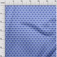 thumbnail image 3 of oneOone Cotton Poplin Twill Medium Blue Fabric Floral Craft Projects Decor Fabric Printed By The Yard 56 Inch Wide, 3 of 4