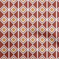 thumbnail image 1 of oneOone Cotton Poplin Maroon Fabric Geometric Craft Projects Decor Fabric Printed By The Yard 56 Inch Wide, 1 of 5