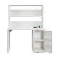 thumbnail image 4 of ACME Cargo Desk & Hutch in White, 4 of 4