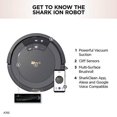 thumbnail image 3 of Shark ION Robot Vacuum AV753, Wi Fi Connected, 120min Runtime, Works with Alexa, Multi Surface Cleaning , Grey, 3 of 5