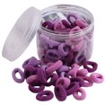 thumbnail image 1 of 100PCS Kids Ponytail Holders Solid Color Hair Ties Elastic Hair Bands with Box, 1 of 10