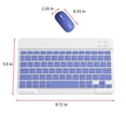 thumbnail image 3 of Dvkptbk Clavier et Souris Bluetooth Portables Clavier et Souris Sans Fil BT pour Android Windows PC Tablette - Vendredi Fou Liquidation, 3 of 4
