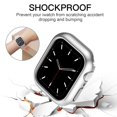 thumbnail image 2 of Recoppa Compatible pour Apple Watch Case 45mm Series 7, Étui Pare-Chocs Rigide Ultra Mince Antichoc en PC, Bord Tout Autour, Étui de Protection Cadre [Sans Protecteur d'Écran] pour Accessoires iWatch, Argent, 2 of 7