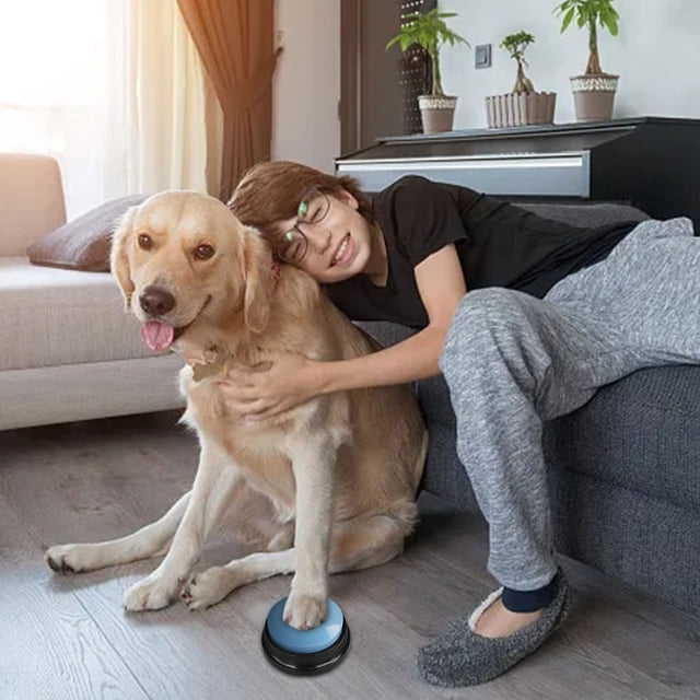KTTECTOA Dog Barking Dinner Pet Communication Button Training Talking Toy Recording Vocalizer Extrusion Box Voice Sound Box Clearance Kids Games Canada Days Toys Outdoor Games