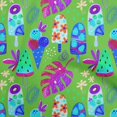 thumbnail image 1 of oneOone Polyester Spandex Green Fabric Texture Craft Projects Decor Fabric Printed By The Yard 56 Inch Wide-A8, 1 of 5
