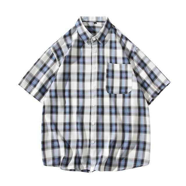 Birdeem Chemise d'Été Vintage Imprimée pour Homme à Manches Courtes, Chemise à Col Cubain, Motif Style Hawaïen, Blouse et Chemise à Manches Courtes à Col Rabattu