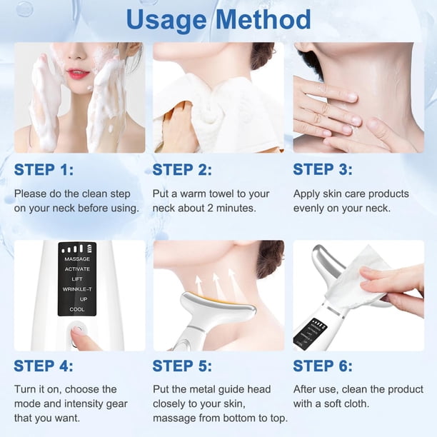 Facial and Neck Beauty Device, Skin Care Face Massager