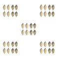 thumbnail image 3 of relayinert 8pieces Tree Decoration Eye-catching Pine Cone Decorations For Festive Gold 5Set, 3 of 6